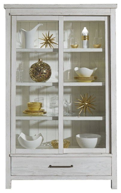 Liberty Modern Farmhouse Display Cabinet Transitional China