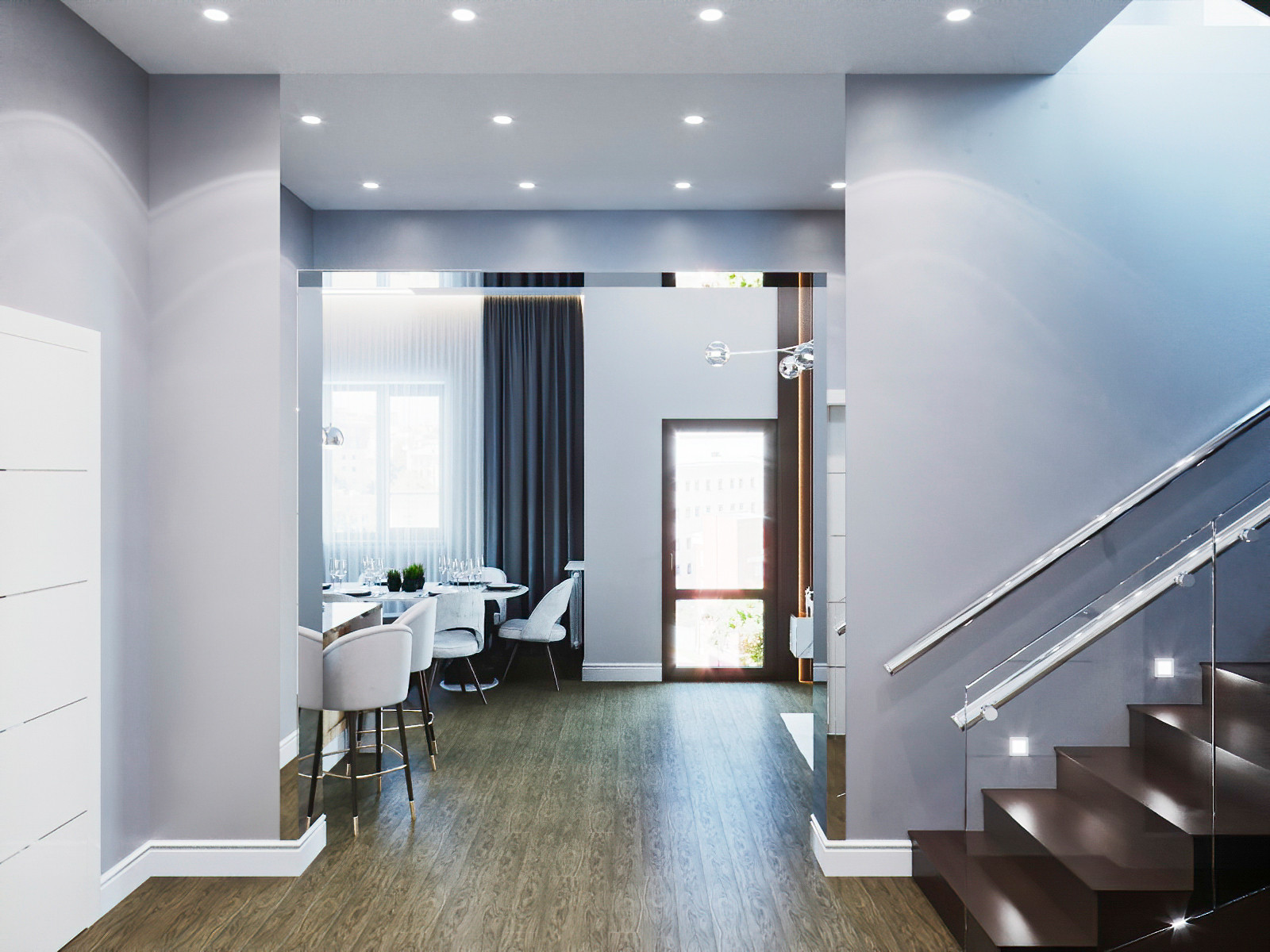 Дом 180 кв.м. в современном стиле.