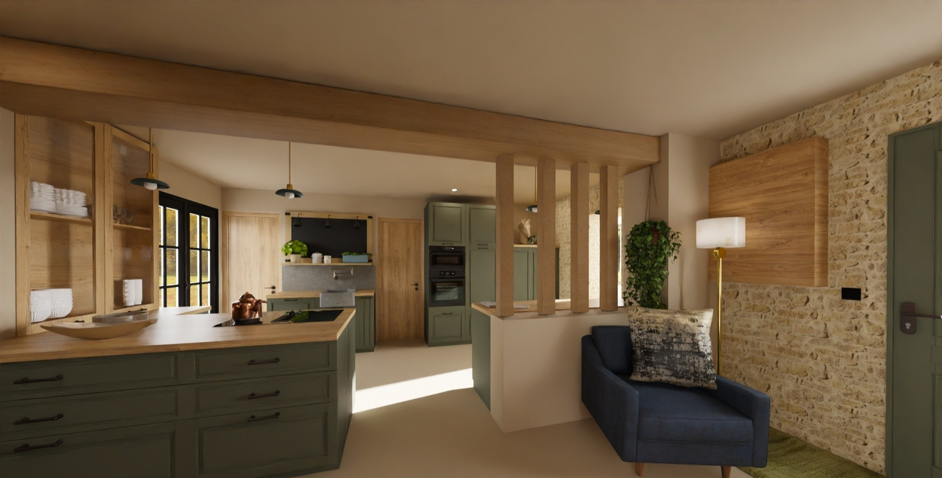 Création d'une Cuisine en Puisaye