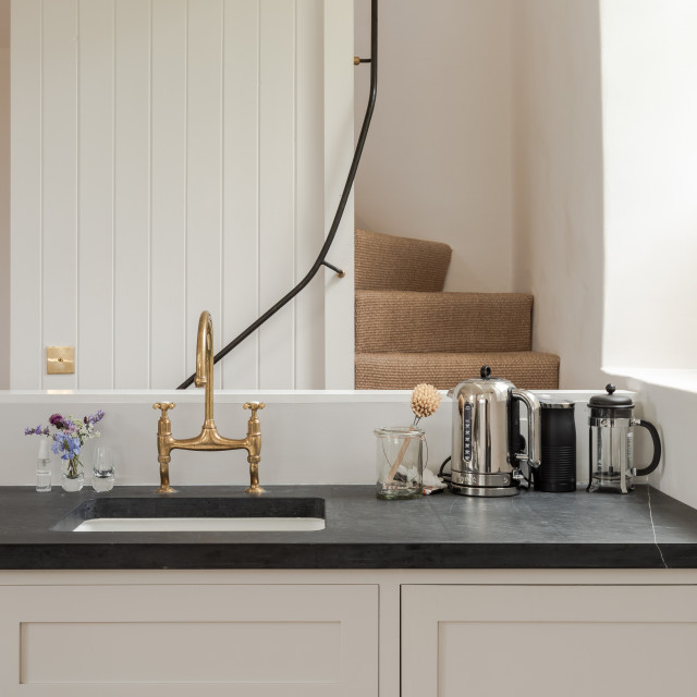 Chapel conversion rustic-kitchen
