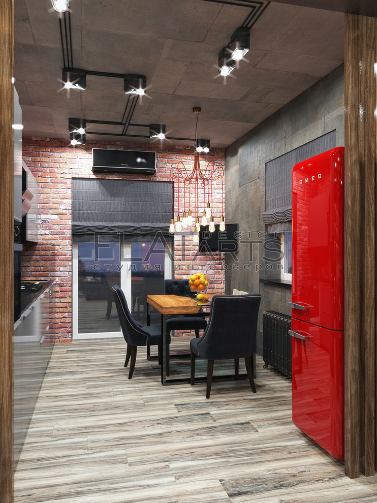 Дизайн таунхауса 140кв.м в стиле лофт