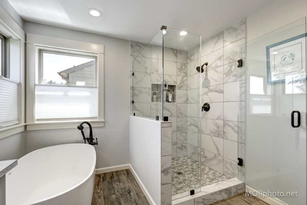 SW Portland Master Bathroom Remodel - Modern - Bathroom - Portland - by Lifetime Remodeling ...
