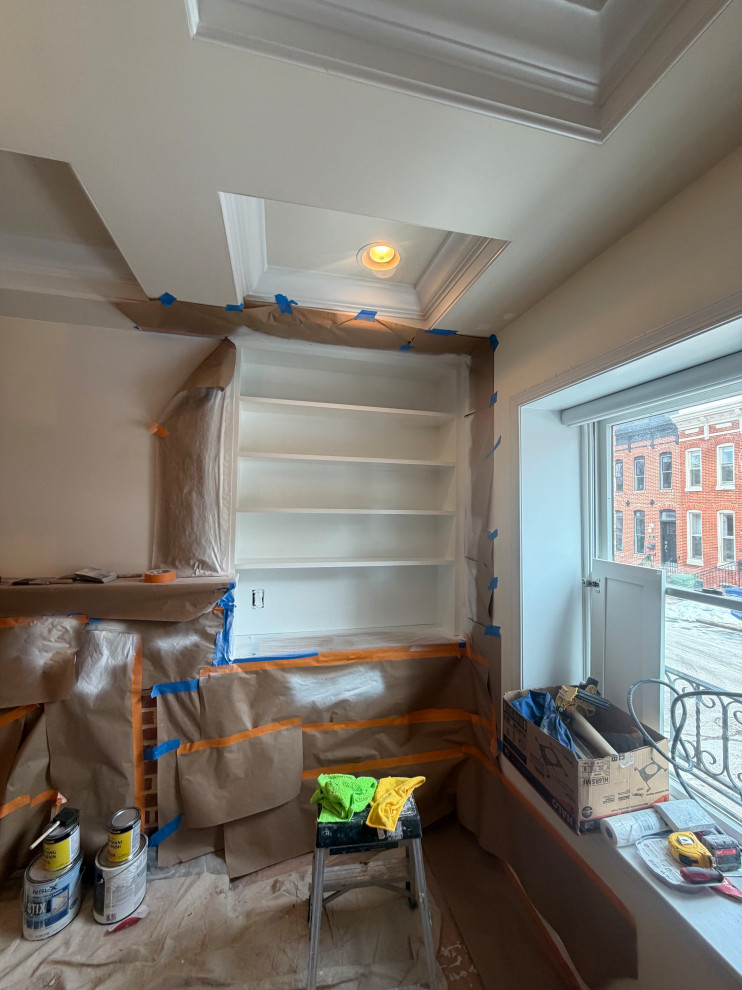 Living Room Custom Bookshelf