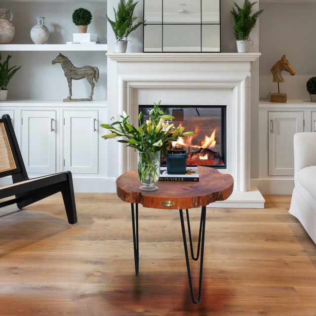 Teak Wood Freedom Side Table - Rustic - Side Tables And End Tables - by ...