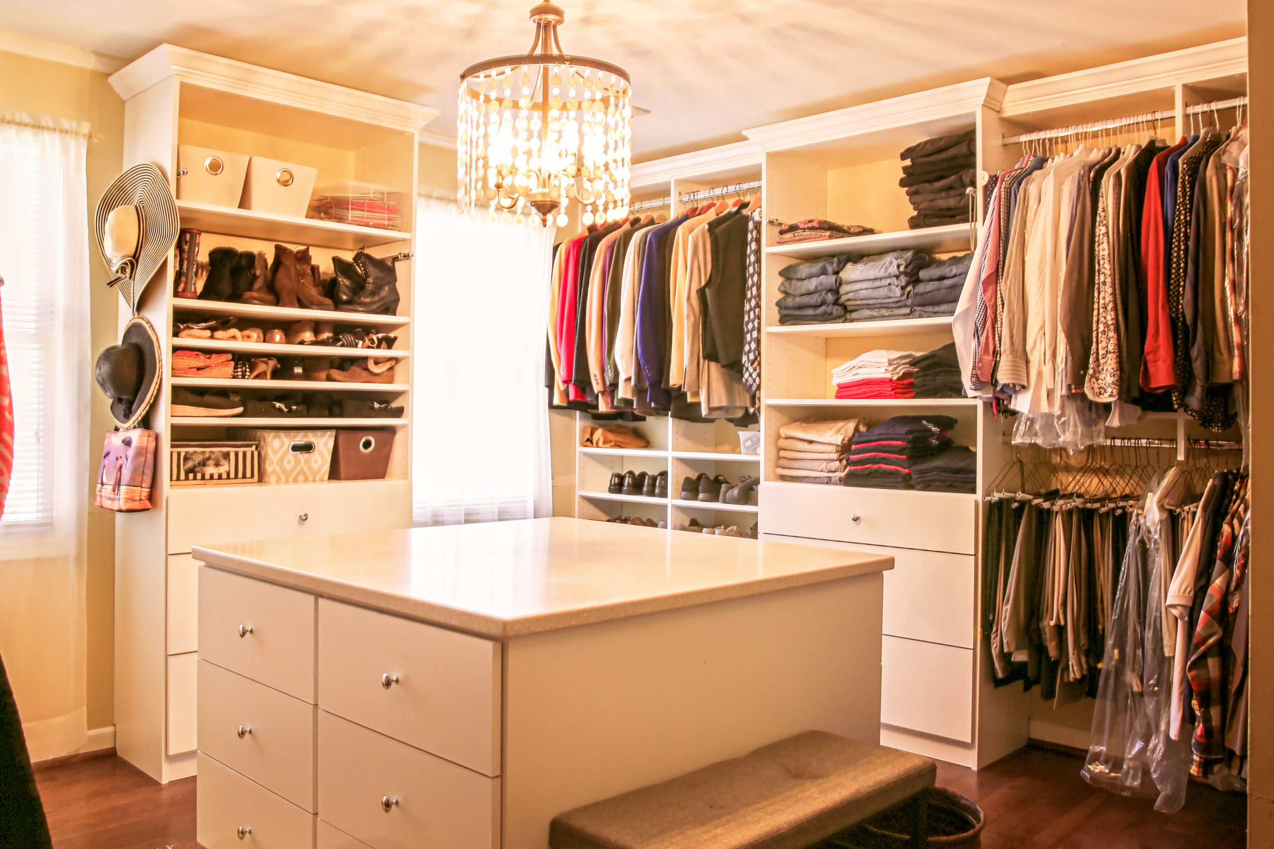 Bedroom turned closet