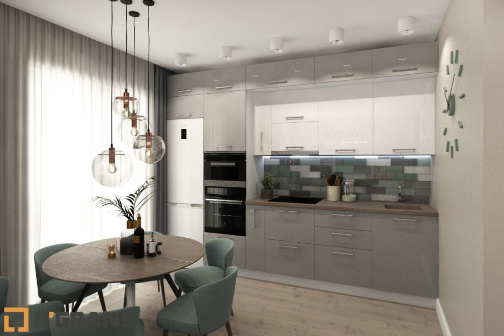 Дизайн интерьера 2к. квартиры по ул. Вахова, 4 в Хабаровске