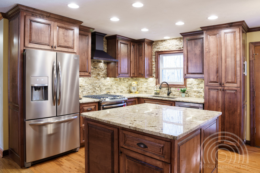 Red Mahogany Traditional Kitchen Traditional Kitchen Atlanta by