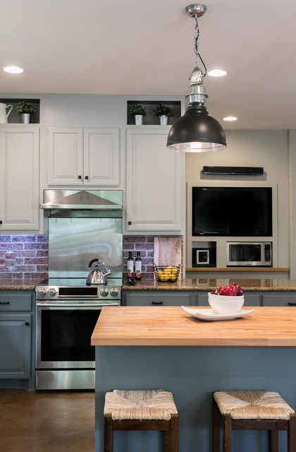 Mountain Residence rustic-kitchen