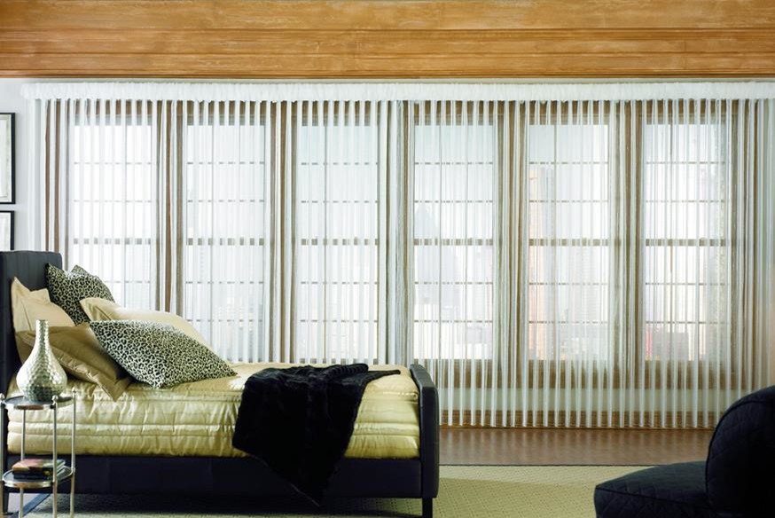 Bedroom - modern bedroom idea in Denver