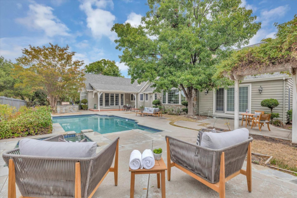 Inspiration for an eclectic pool remodel in San Francisco