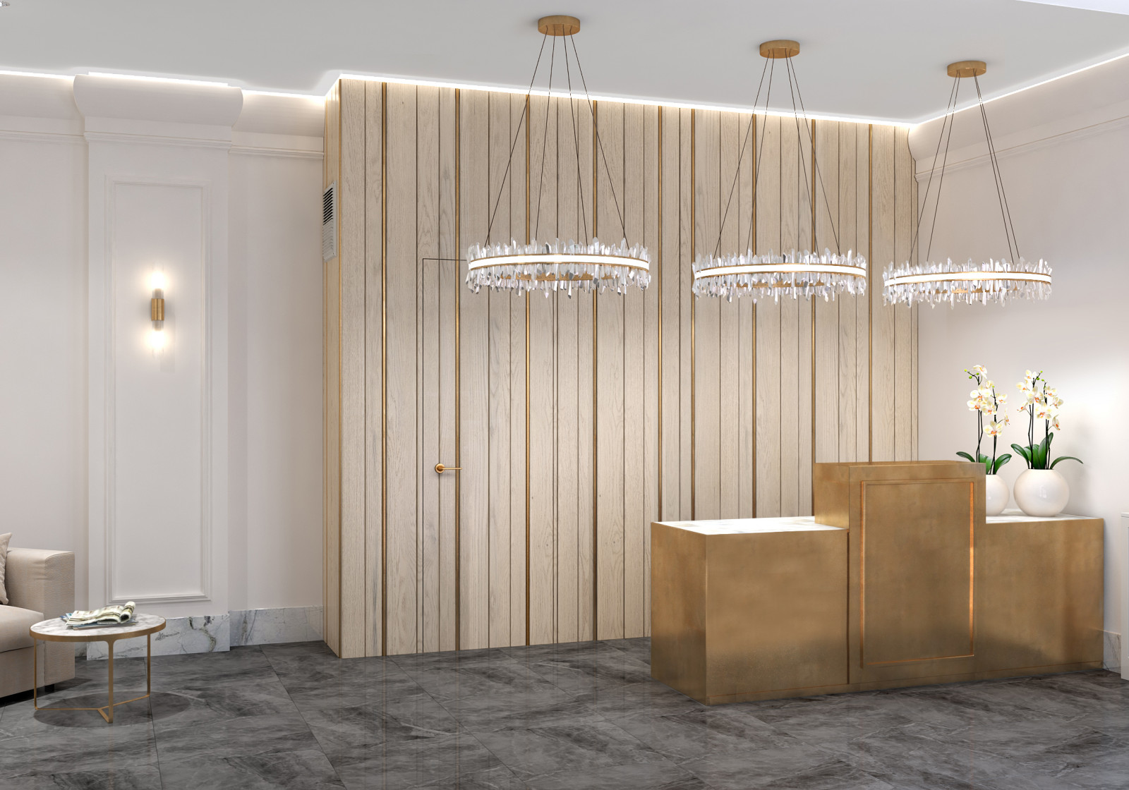 входная группа в ЖК