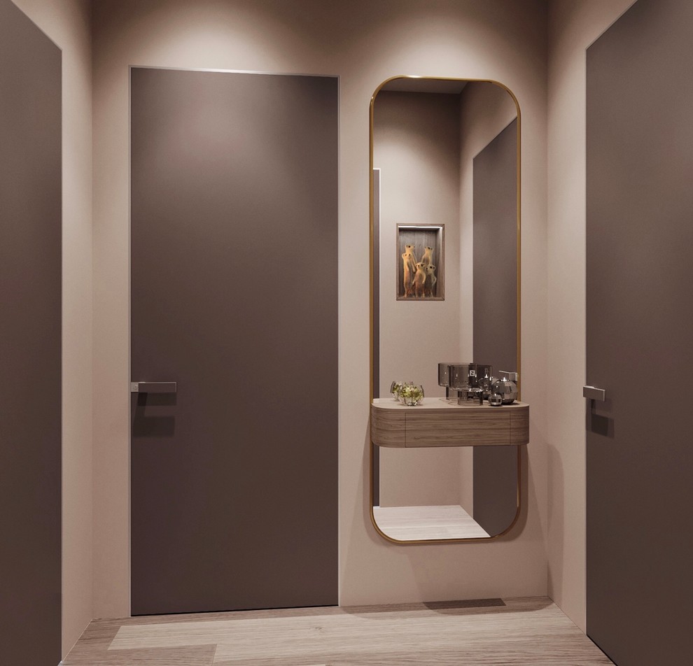 Интерьер двухуровневой квартиры в Калининграде.