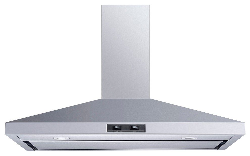 Winflo Convertible WallMount Range Hood, Stainless Steel, 36