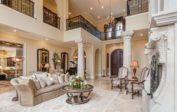 Eclectic Living Orlando Boca Raton Residence eclectic-living-room