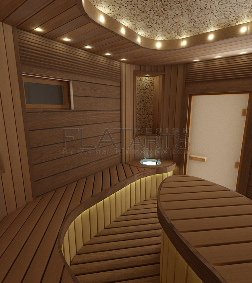 Дизайн банного комплекса 80 кв.м.