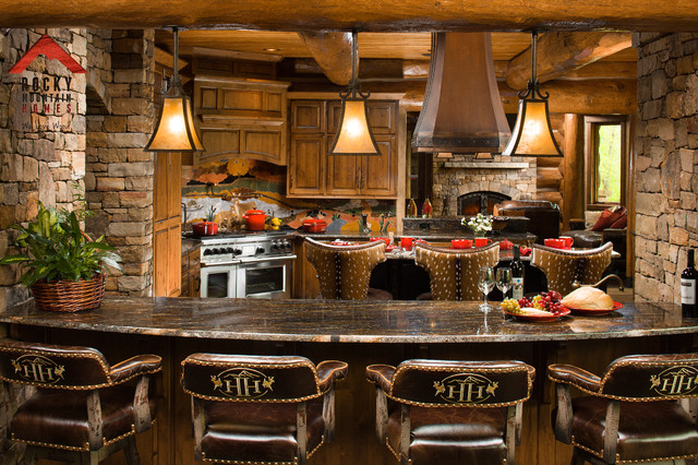 Lodge Style Living- Rocky Mountain Homes - Rustic - Atlanta - by Rocky