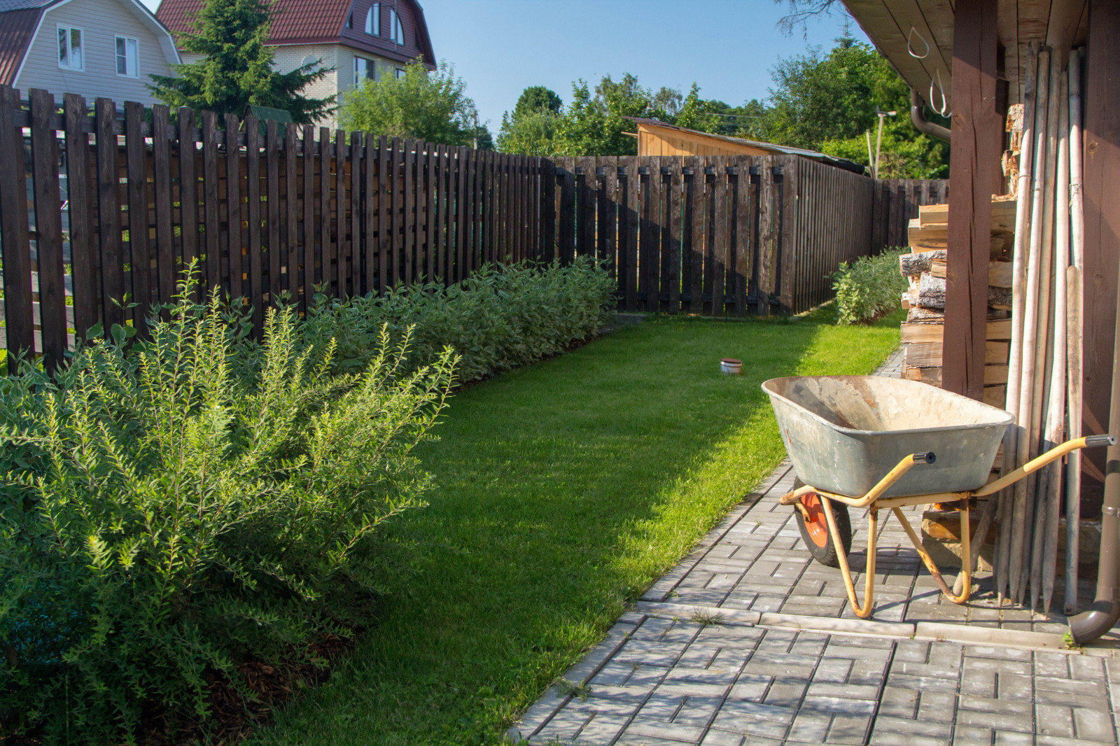 Оформление хозяйственной зоны