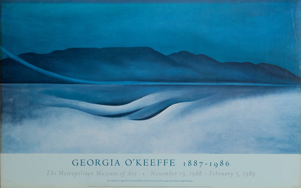 Lake George, Georgia O'Keeffe, 28x22 - Contemporary - Prints And