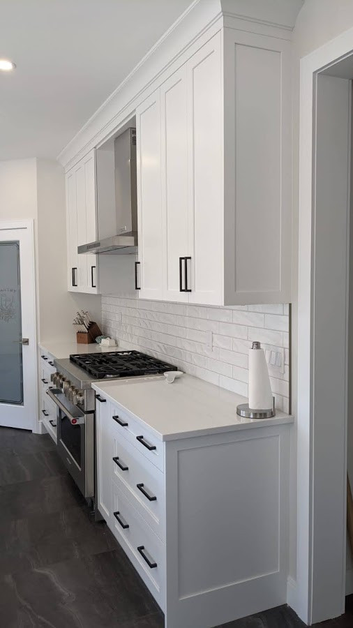 Transitional kitchen photo in Toronto