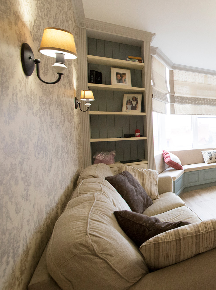 Фото готового интерьера двухуровневой квартиры в Краснодаре