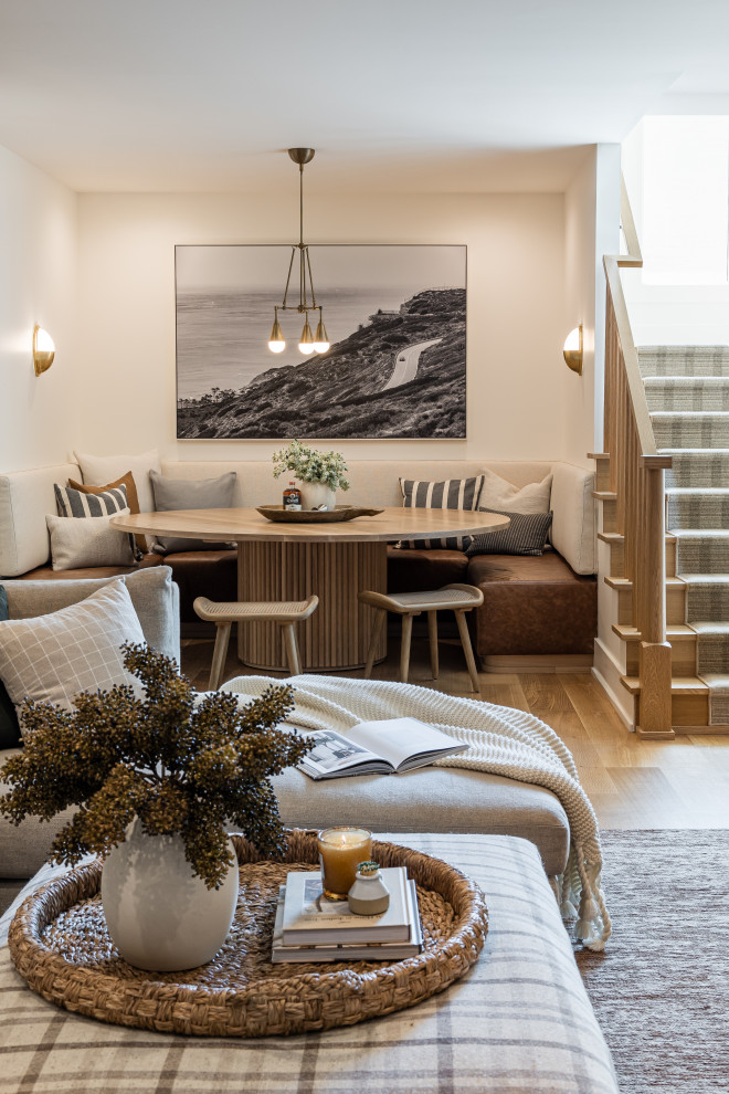 Flint Hills - Example of a transitional basement design in Orange County