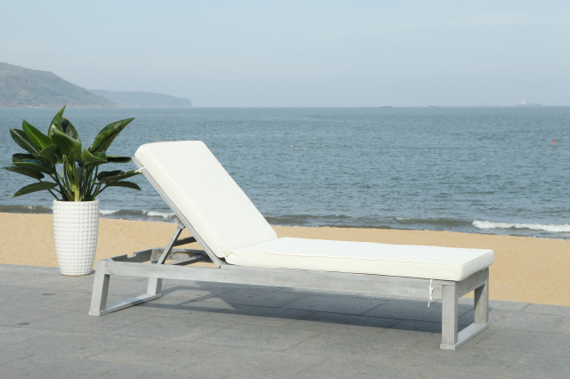 Solano Sunlounger - Transitional - Outdoor Chaise Lounges ... Solano Sunlounger - Transitional - Outdoor Chaise Lounges ... on Safavieh Outdoor Living Solano Sunlounger id=21550