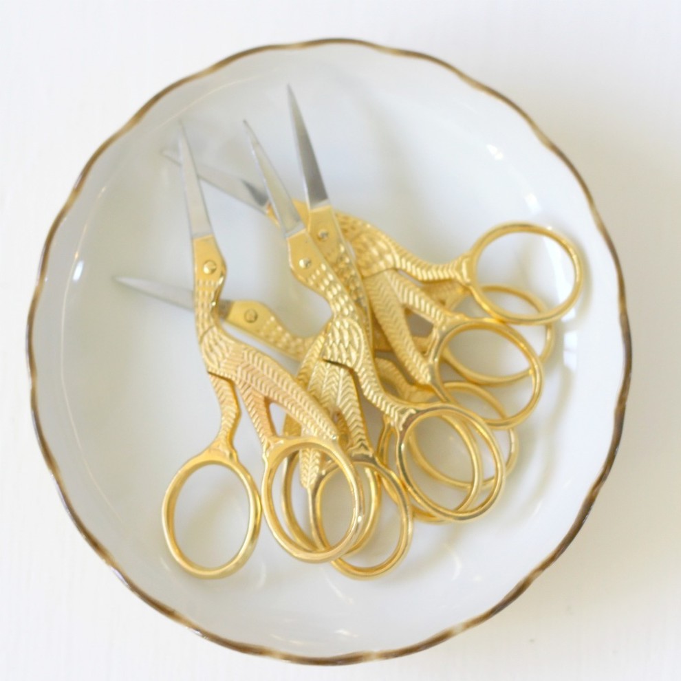 Gold Stork Scissors