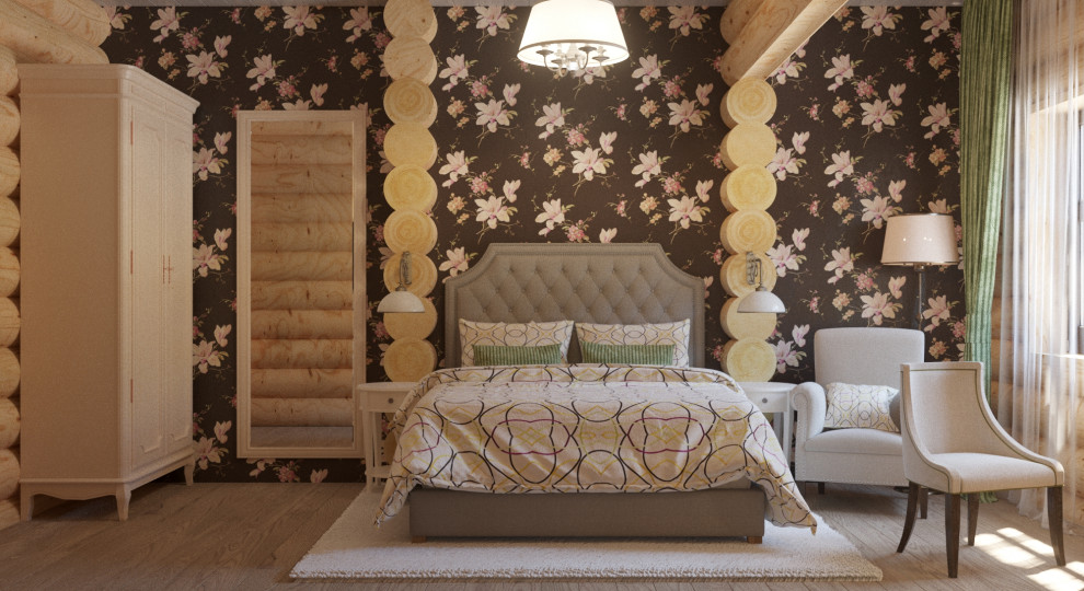 Загородный бревенчатый дом