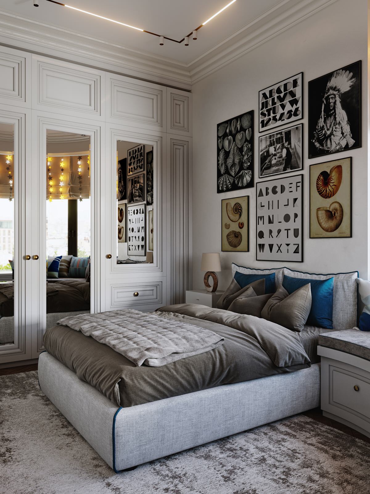 Интерьер квартиры в ЖК Символ 100м2