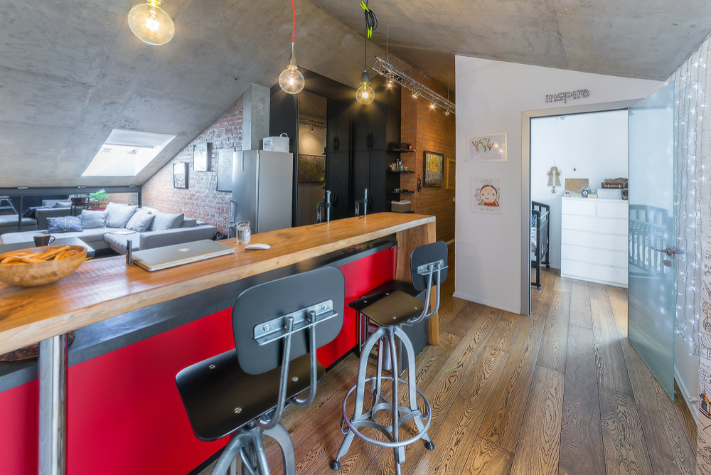 Лофт для друзей из рекламного агентства 2SHARP