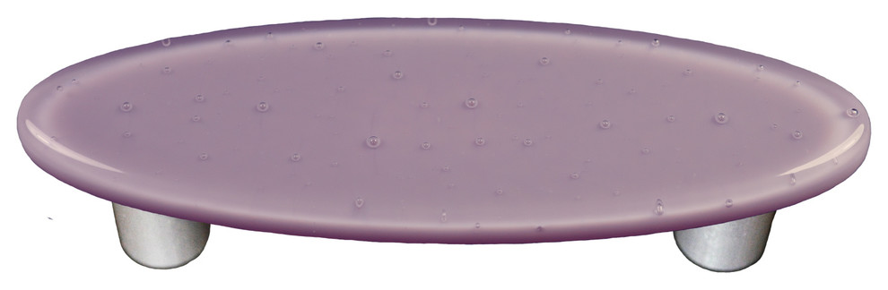 Dusty Lilac Pull Oval, Alum Post