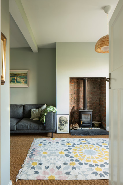Lynas House contemporary-vardagsrum