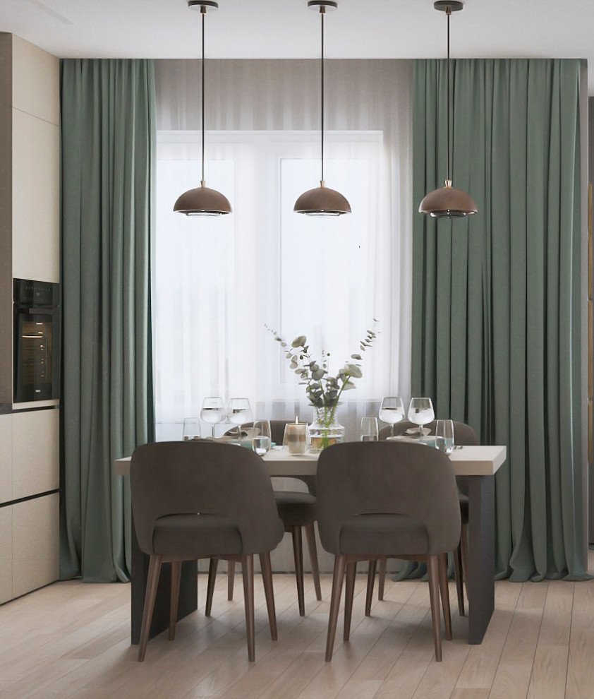 Кухня-гостиная в современном стиле