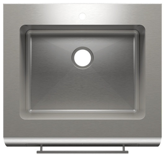 Farmhouse Sink With Single Bowl, Stainless Steel 16 Gallon, 36"x27.88