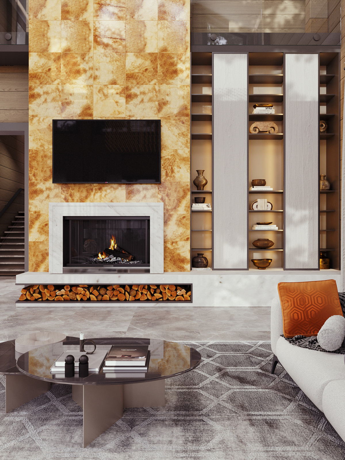 Интерьер загородного дома.