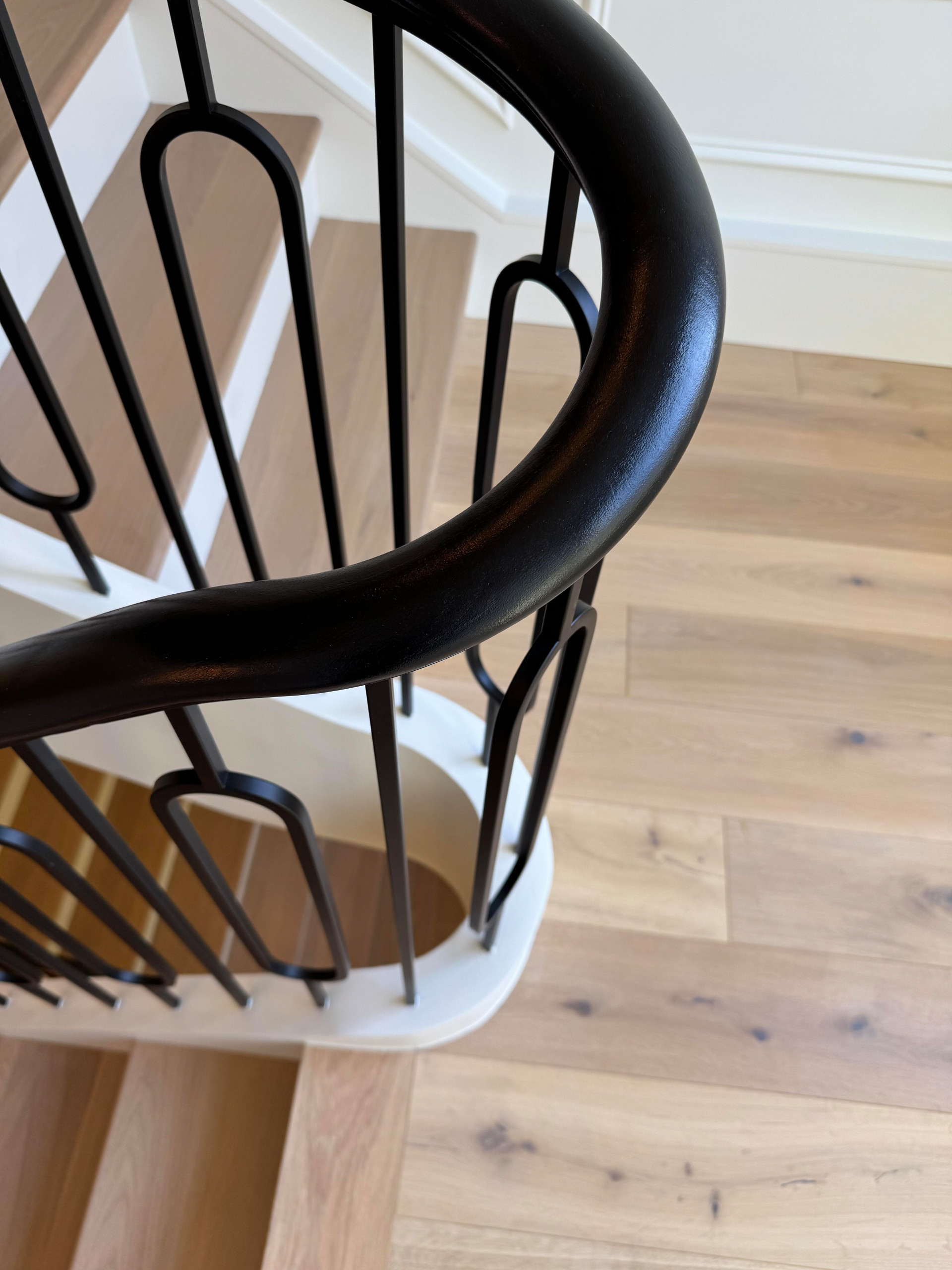 134_Stunning Straight Stair with an Elliptical Twist, McLean, VA 22101