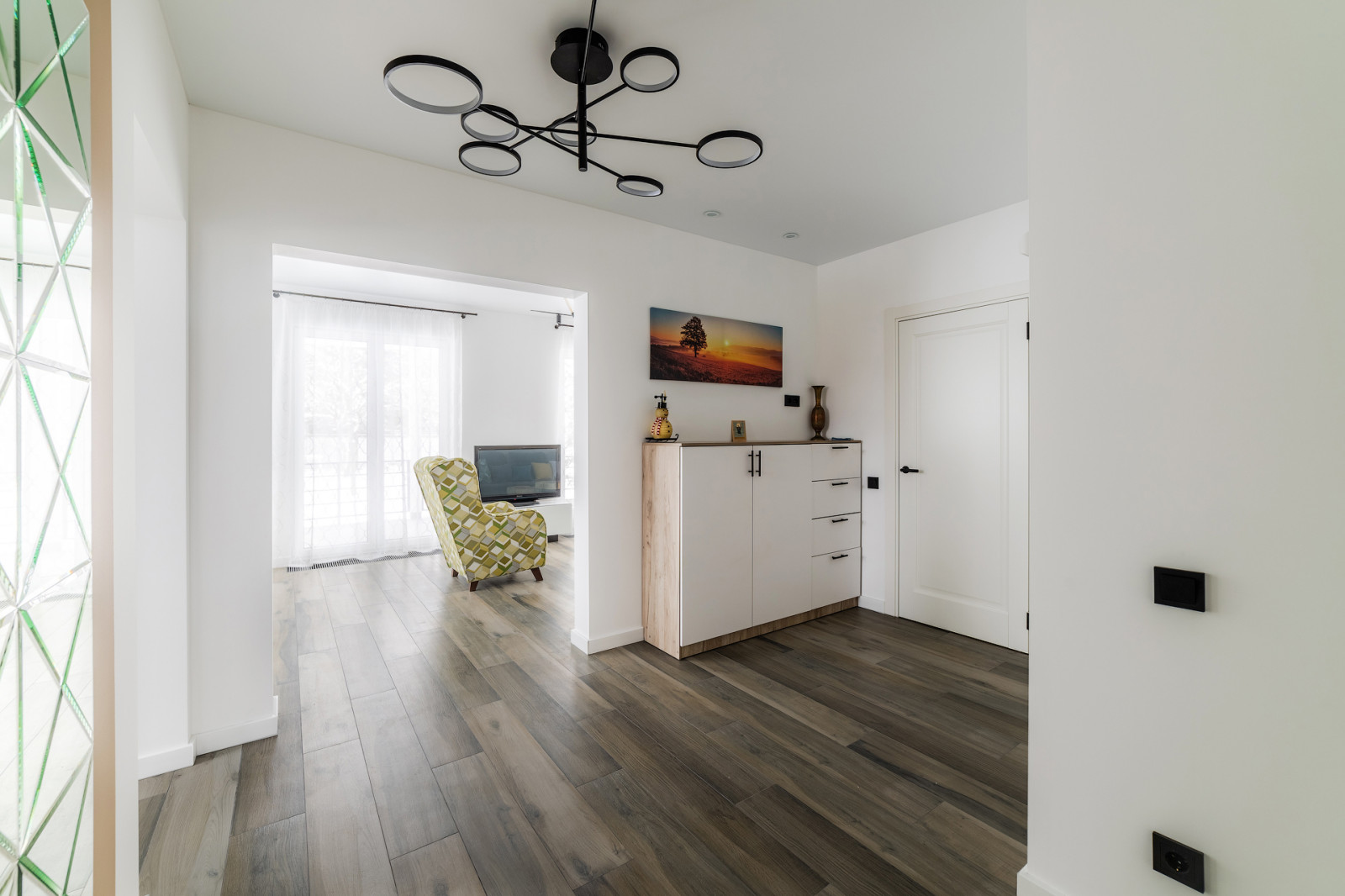 Дом в Назарьево 175 кв. м. Проектные решения 1-го этажа.