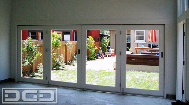 Bi Folding Doors Custom Made For A Garage Converted To Home Office