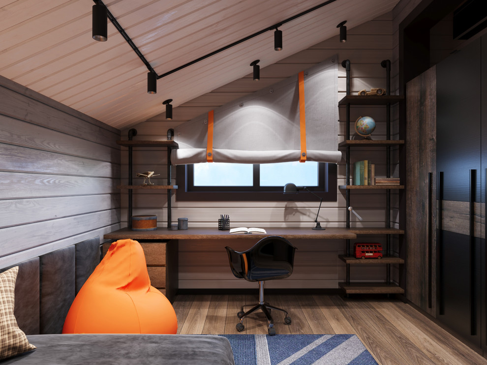 Интерьер жилого дома из клееного бруса  г. Владивосток