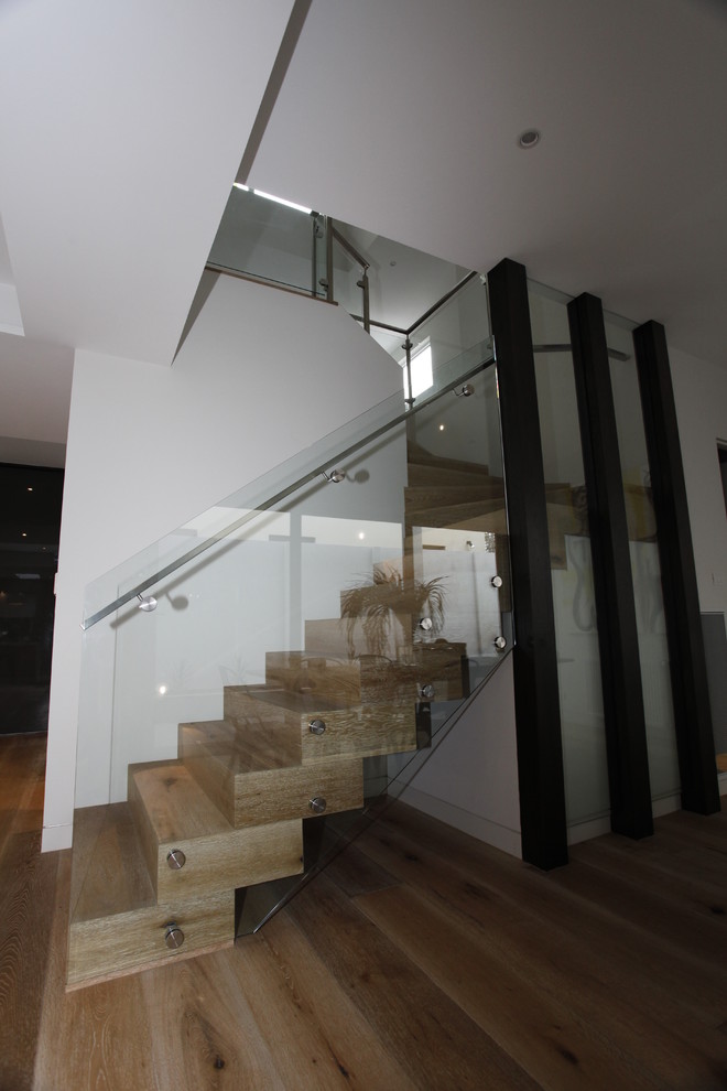 This is an example of a contemporary staircase in Melbourne.