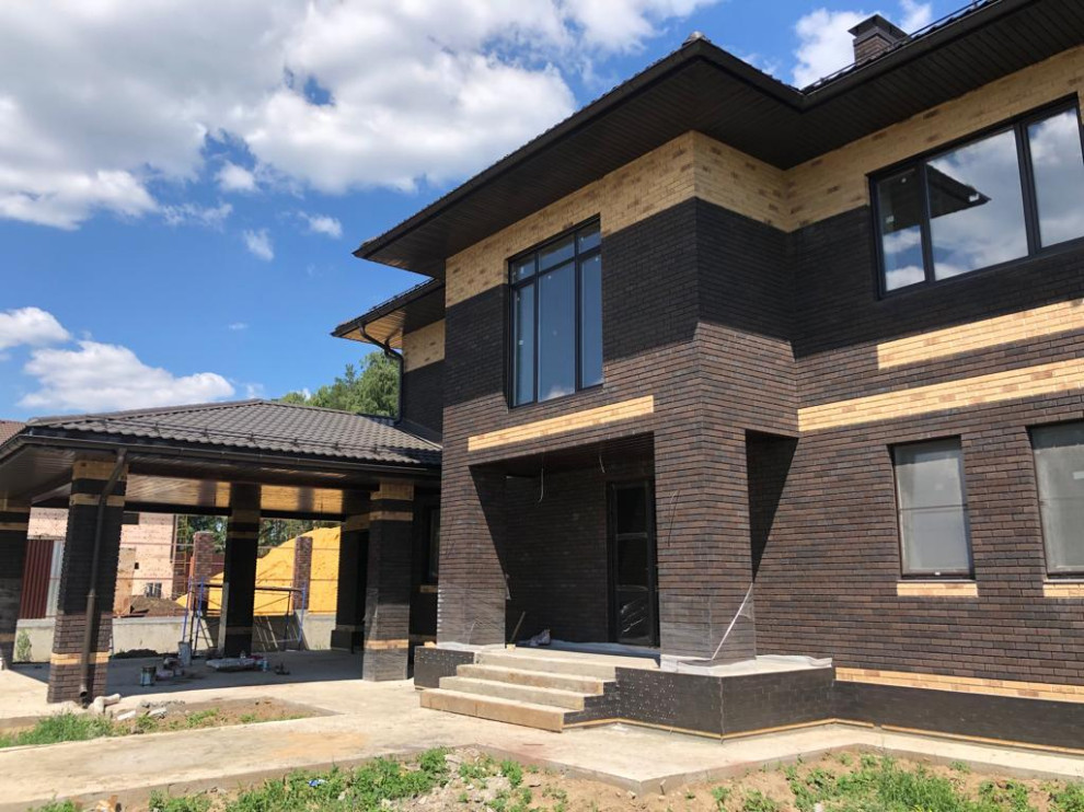 Загородный жилой дом в Московской области.