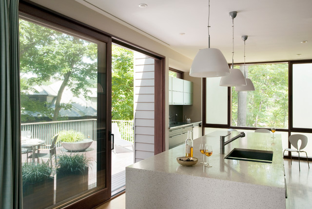 Brookline, MA modern-kueche