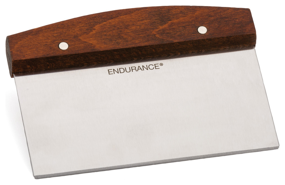 RSVP Endurance Stainless Steel Bench Scraper Contemporary Pastry