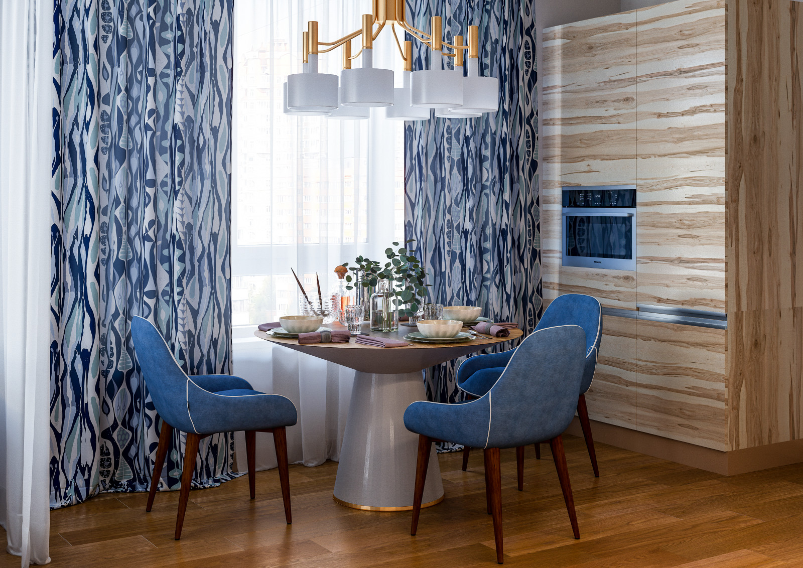 Дизайн квартиры в ЖК Ривер Парк