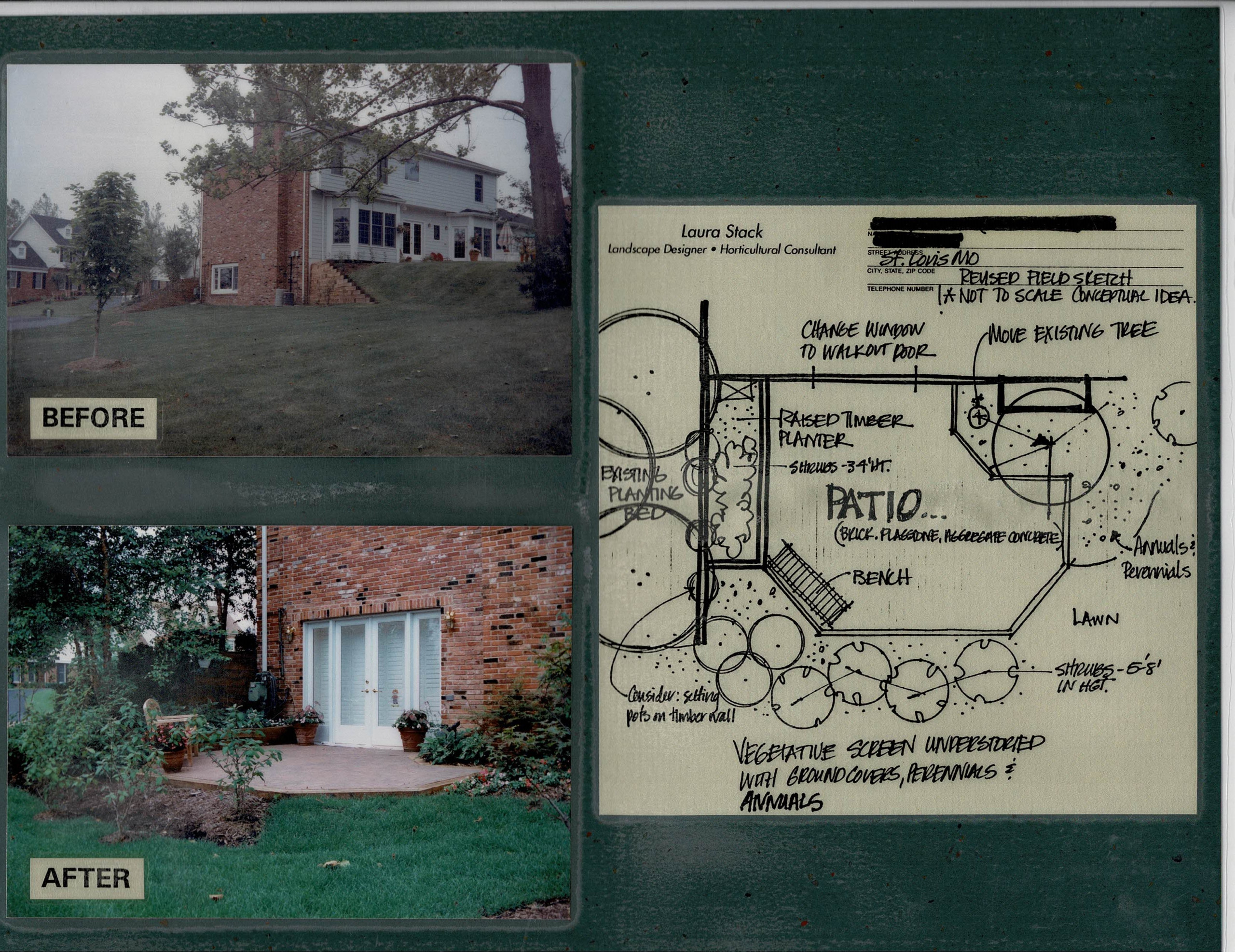 STL 1990's Basement Patio Landing