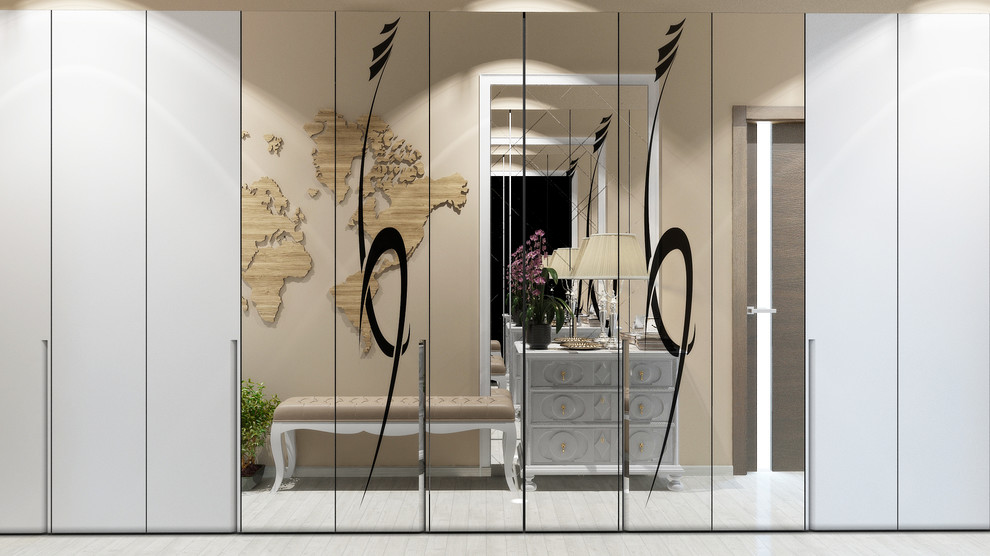 Entryway - transitional entryway idea
