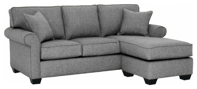 Lafayette Reversible Chaise Sofa Smoke Lafayette Reversible Chaise Sofa Smoke