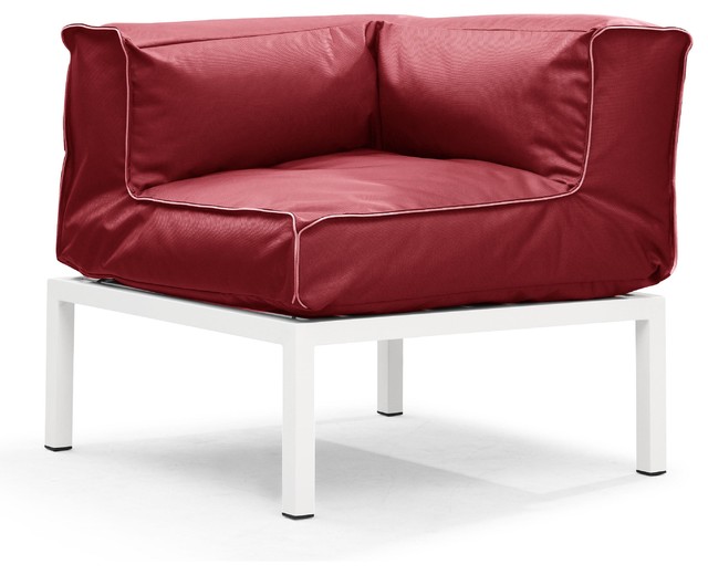 Copacabana Corner Red Outdoor Lounge Chairs Houzz