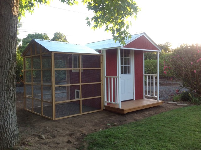 Barnyard Bonanza Chicken Coop With Run Farmhouse Shed Orange