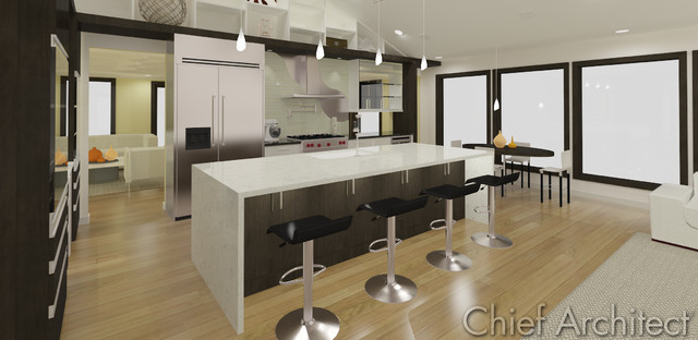 FIVE-12 KITCHEN rendering